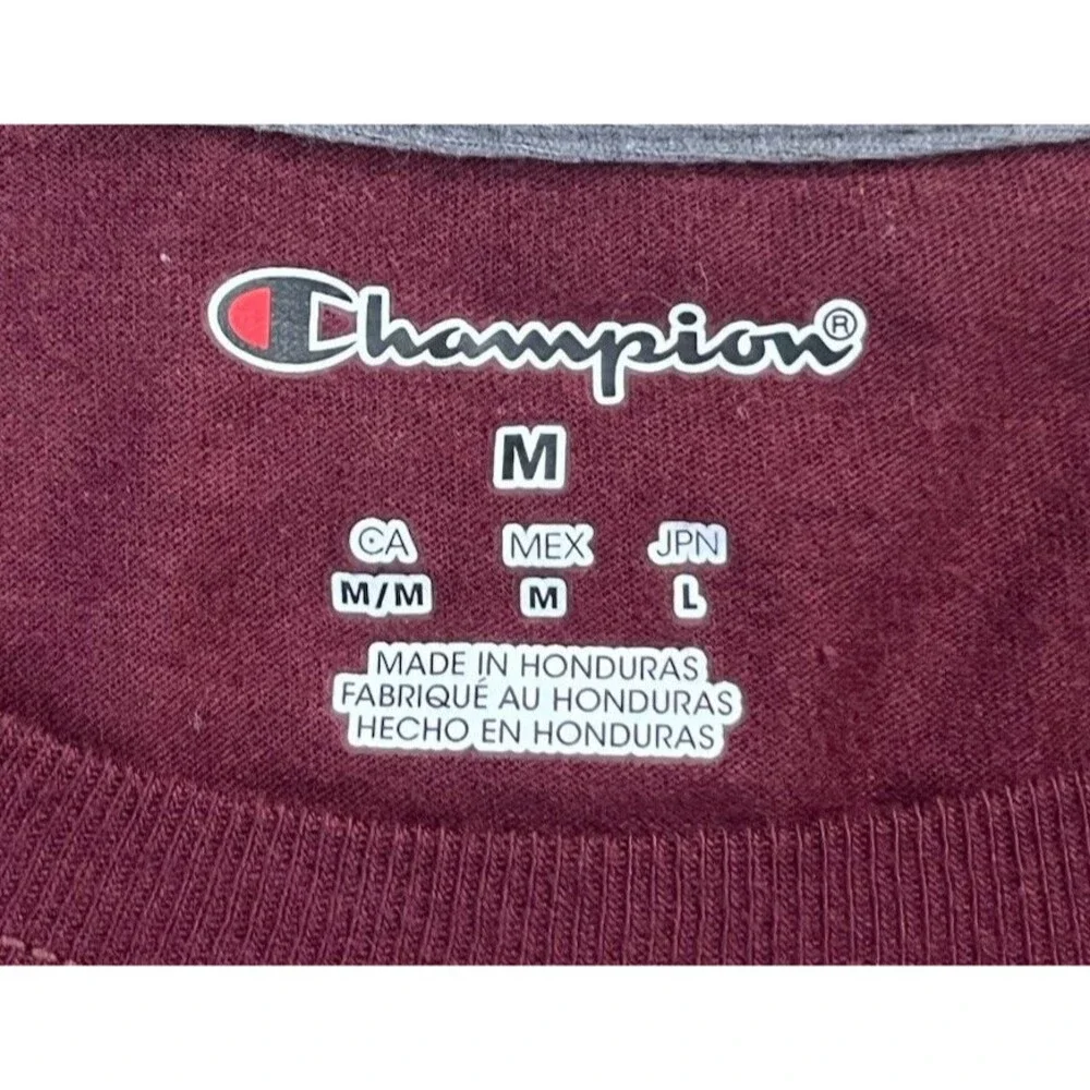 Champion Long Sleeve Eddie’s Surf & Supply Crewneck Shirt Mens Sz Medium - Picture 6 of 9